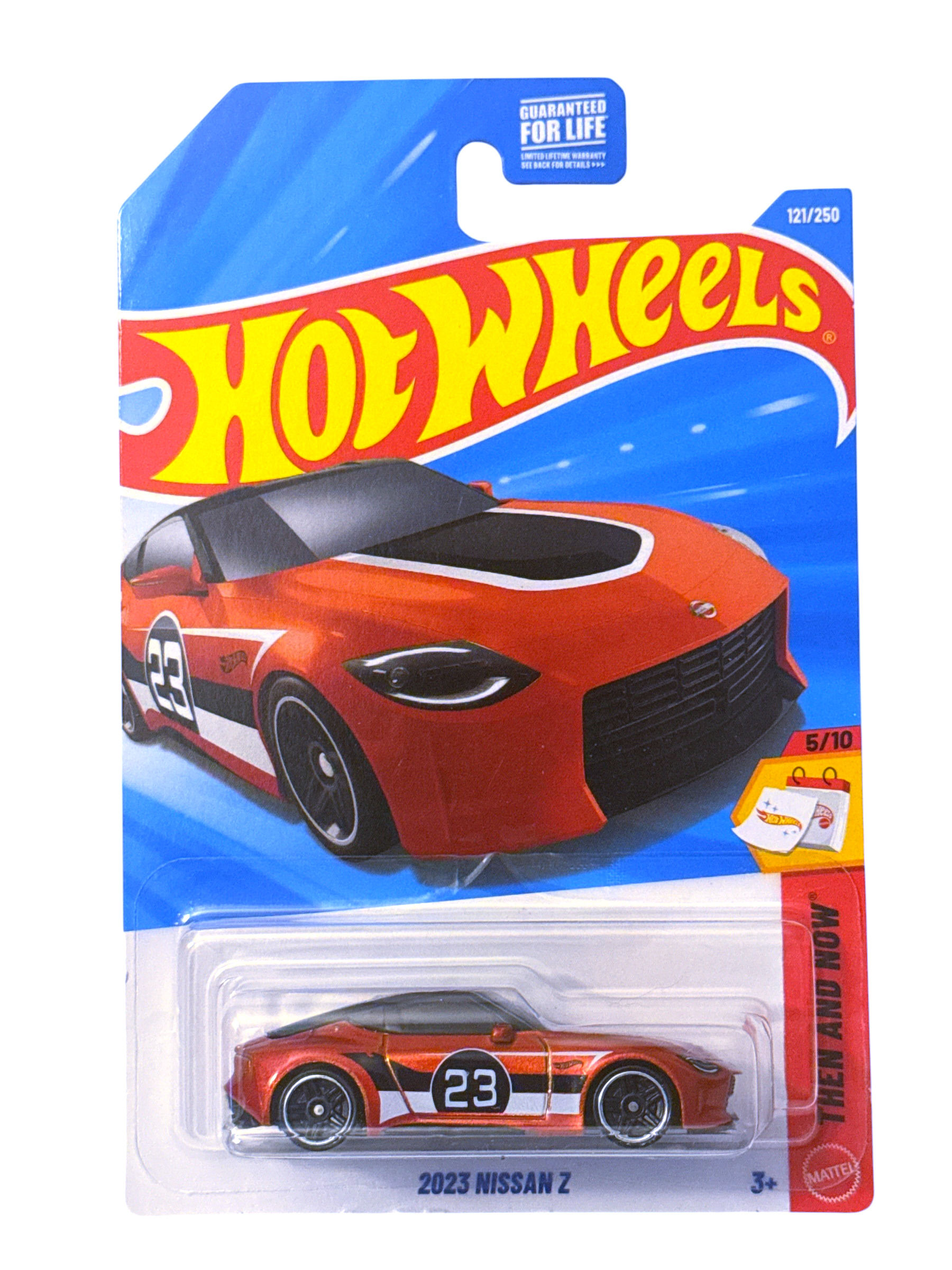 2023 Nissan Z 121/250 JJJ79 Hot Wheels 2026 HW Then and Now 5/10 orange
