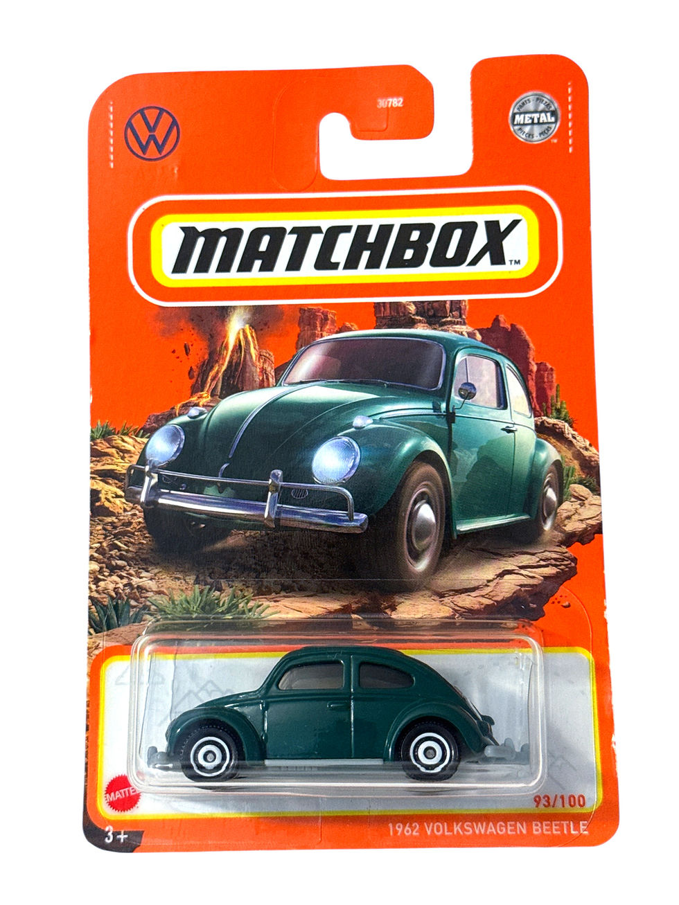 Dark Green 1962 Volkswagen Beetle Matchbox 93/100 New