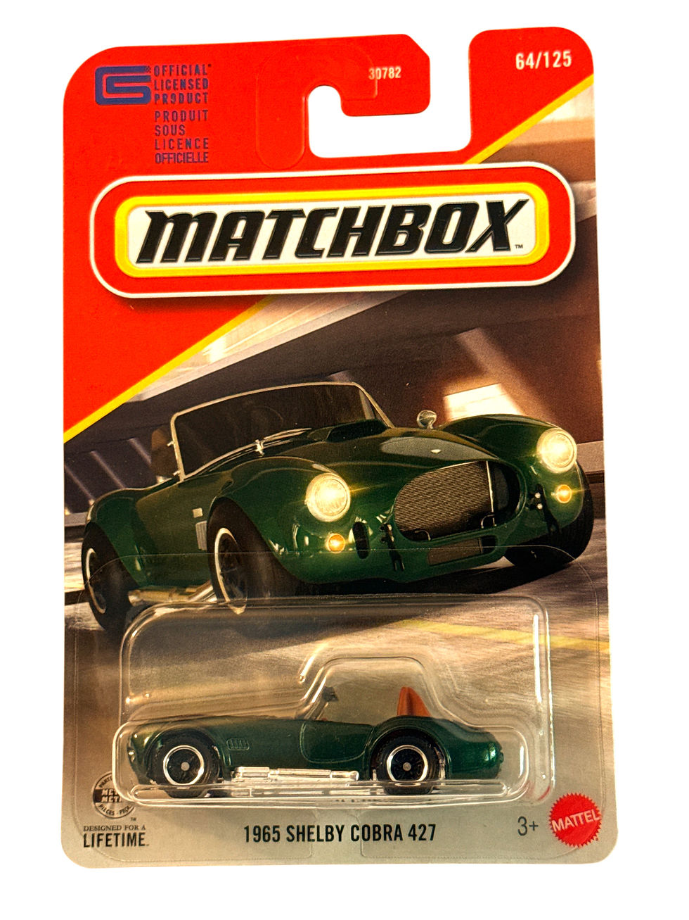 2026 Matchbox #64 1965 Shelby Cobra 427 DARK GREEN METALLIC | FSC