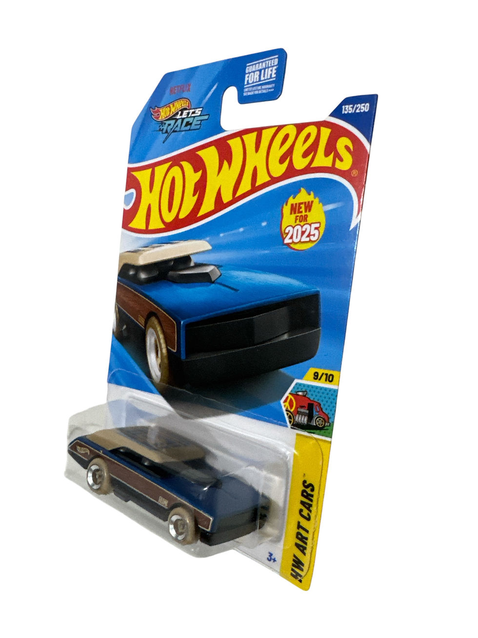 2025 Hot Wheels 9/10 Art Cars Blue Long Bloc HYW30 135/250