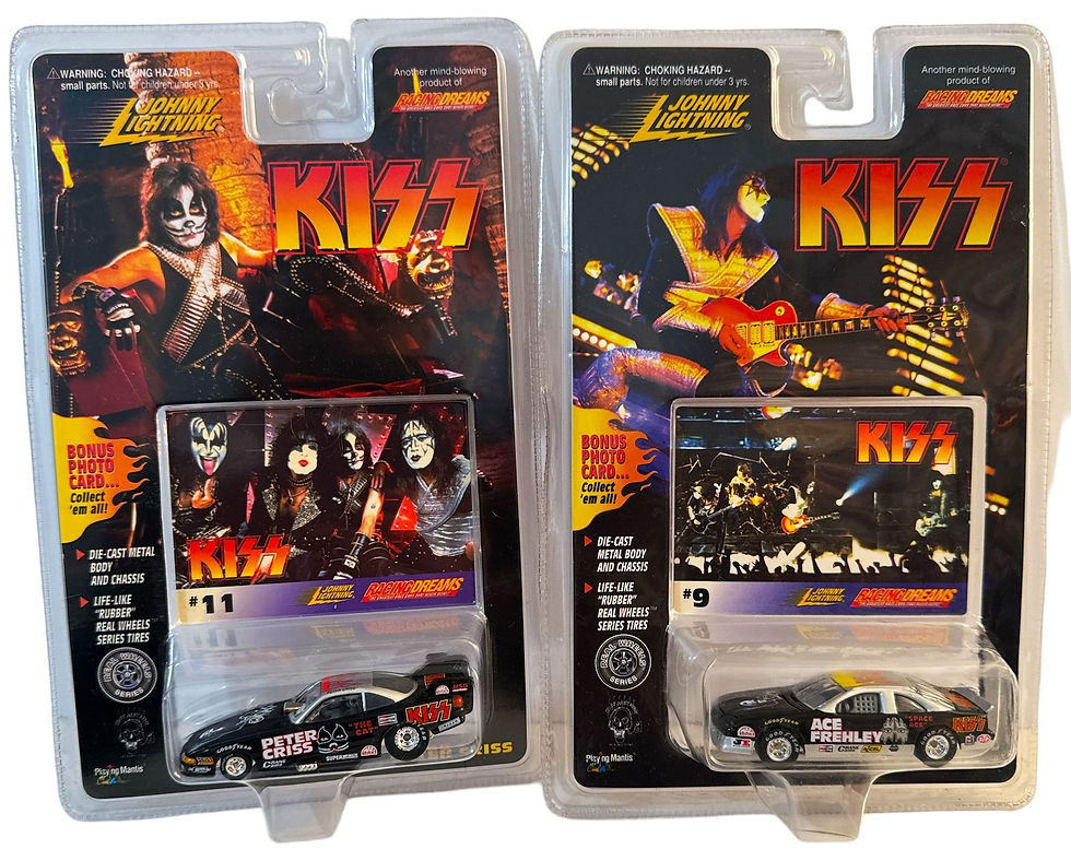 Thumbnail: 1997 Johnny Lightning KISS Diecast Cars Set Of 3! Gene Simmons, Stanley, Criss