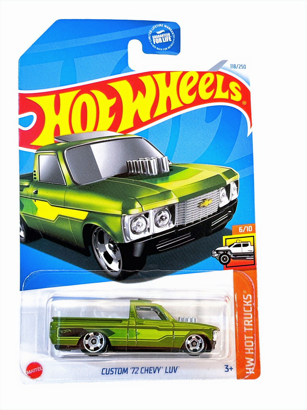 2024 Hot Wheels Custom '72 Chevy LUV Green 118/250 Hot Trucks 6/10 HTC33 New