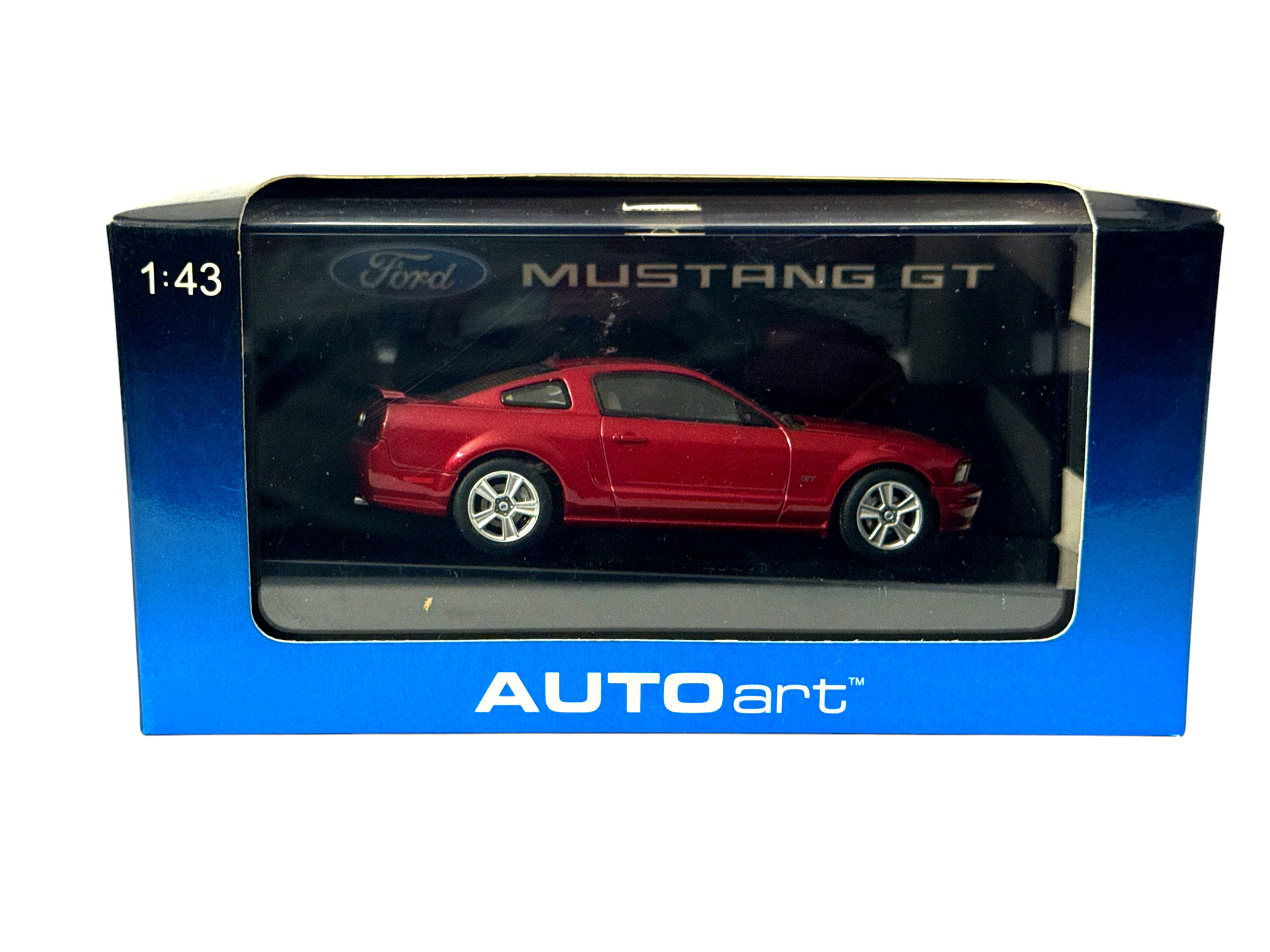 Autoart 1/43 Ford Mustang GT 2005 Red Fire Mini Car Model Japan
