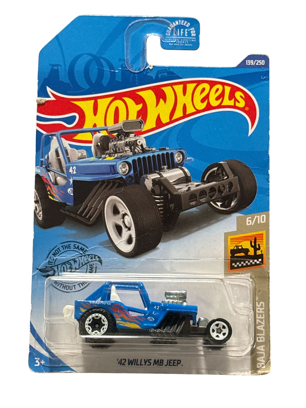 2020 Hot Wheels #139 ‘42 Willys MB Jeep Baja Blazers 6/10 New