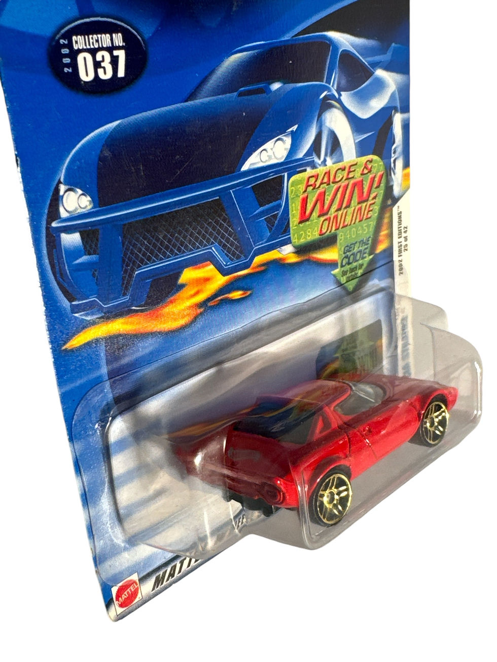 Thumbnail: 2002 Hot Wheels #037 Lancia Stratos "First Editions" 25 of 42 w/Gold PR5 A12