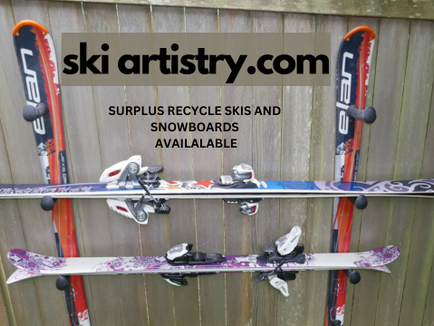 Recycle skis and snowboards into Ski Artistry