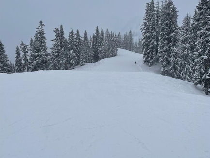 6 to 10 inches of powder today, more on Monday