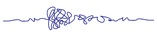 Rewire Consulting decorative blue squiggle brand element