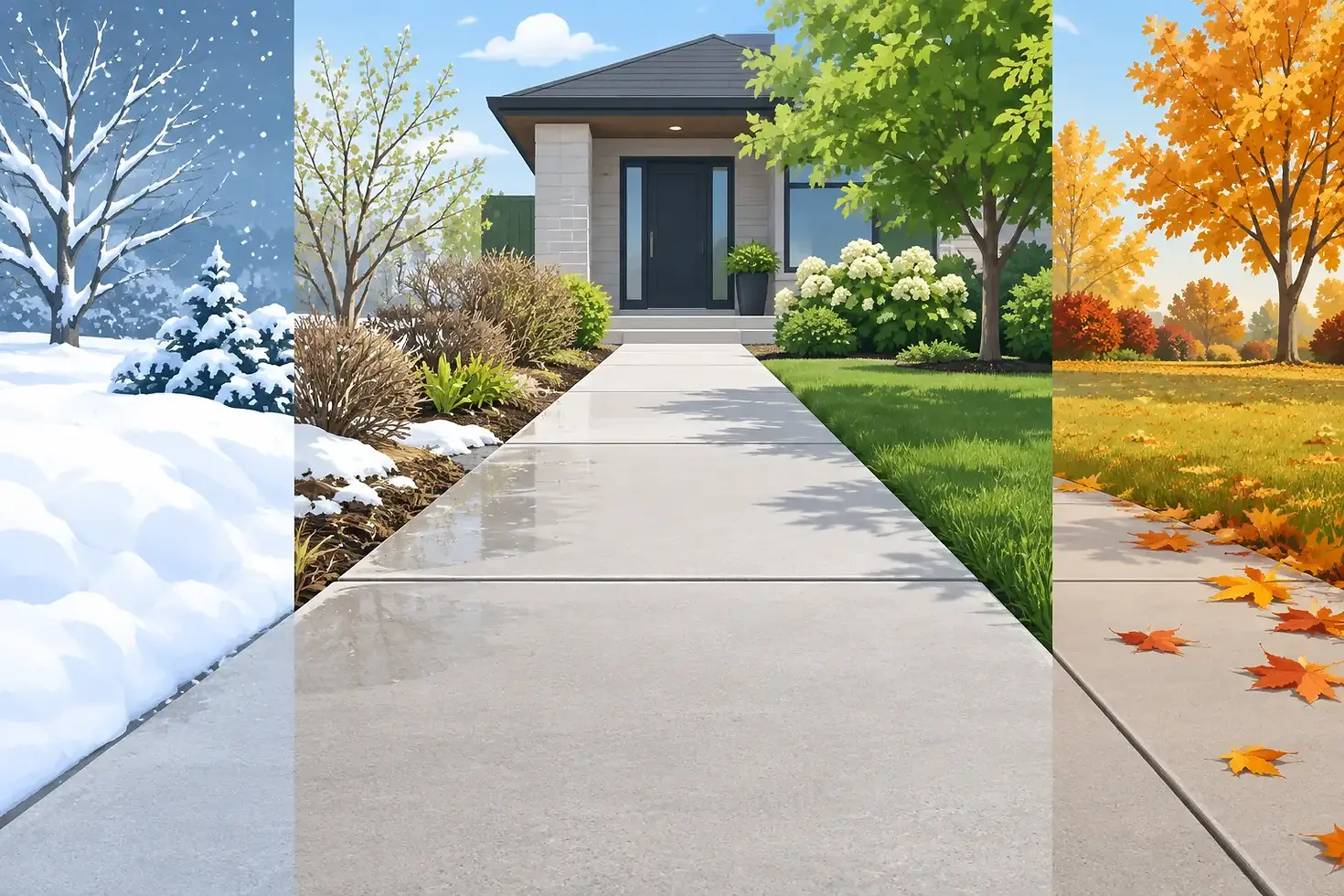 Are Concrete Walkways Durable in Ontario Weather?