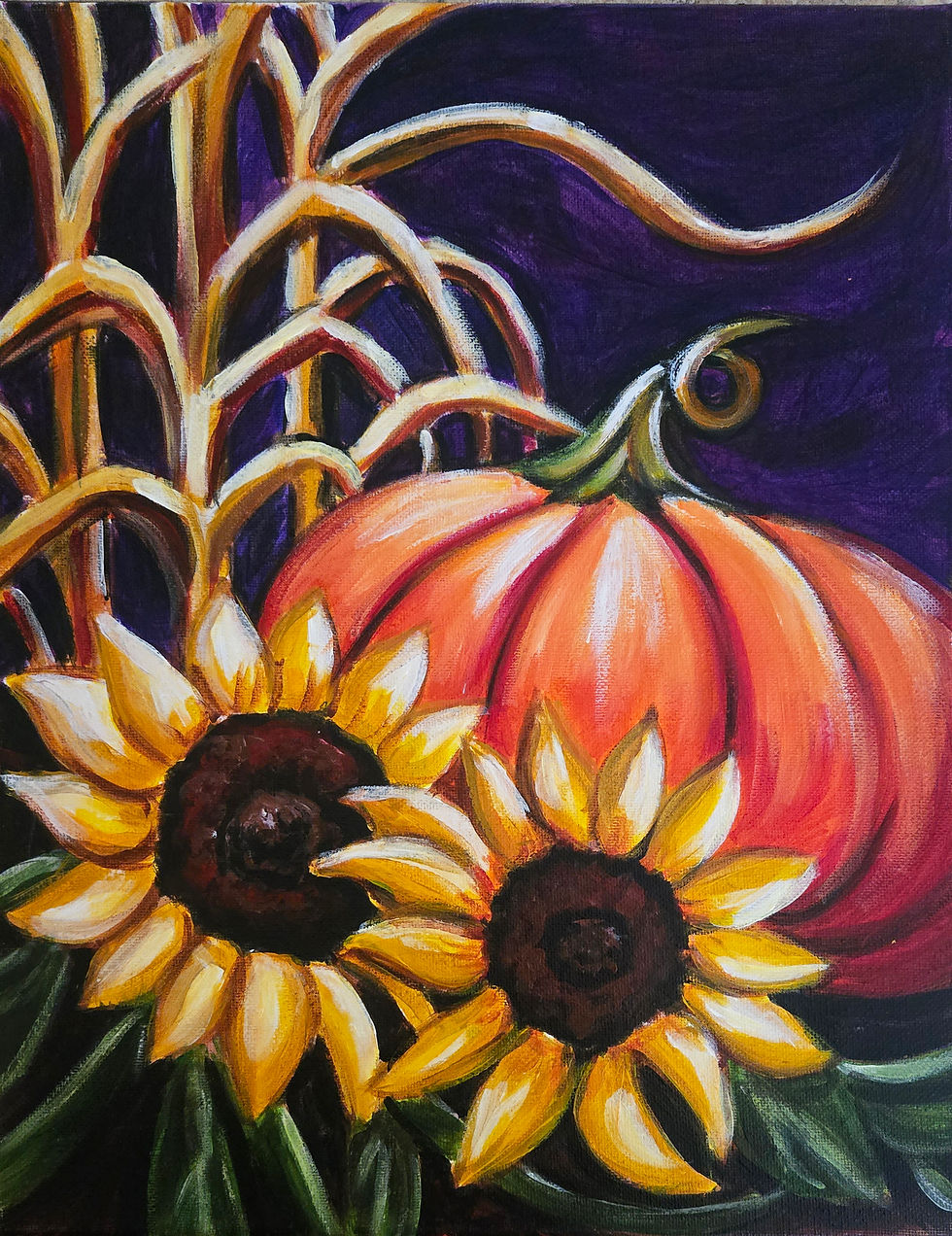 October Paint Night: Autumn's Bounty