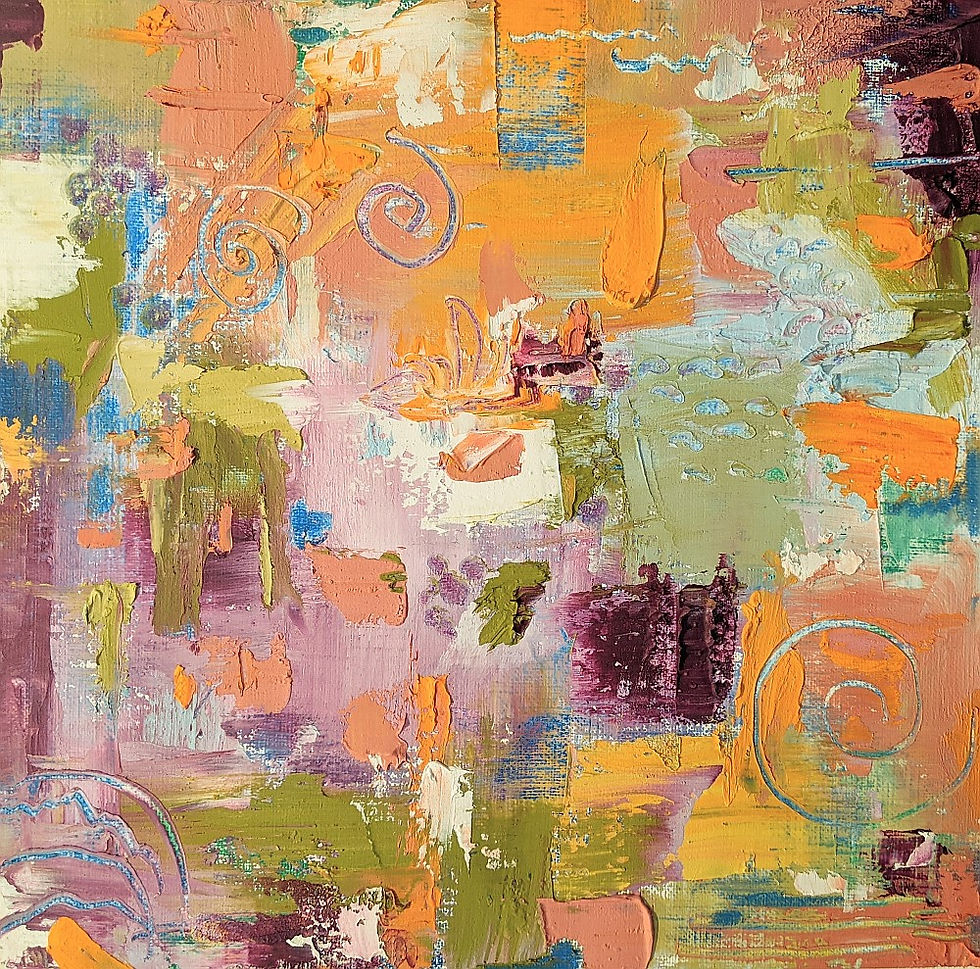 Creating Abstracts Using Cold Wax and Oils