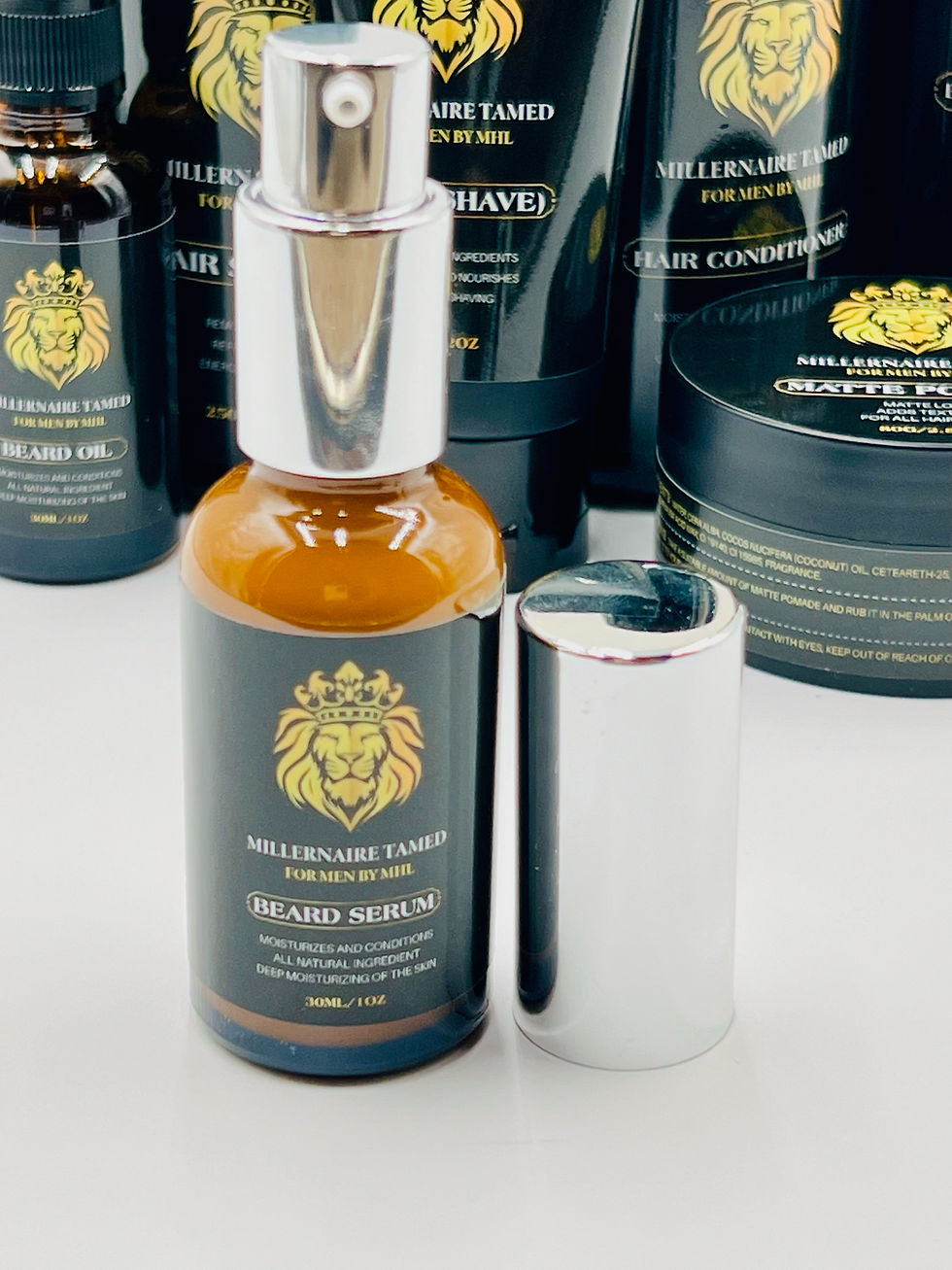 Millernaire Tamed Vegan Beard Serum Front View