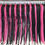 Thumbnail: MHL Wig Unit and Bundle Dust Bag with Hanger Hanging on rack Black and Pink Side View