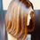 Thumbnail: MHL Remy Hair 12" 4x4 HD Lace Straight Wig Unit "4/30" Right Side View with Head Tilted Forward
