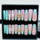 Thumbnail: Coffin Shaped Press On Nails "Chanel Me Please"