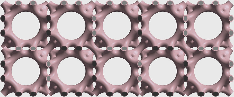 TETRAVALENT SPONGE POLYHEDRA SPACE