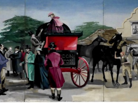 1984: Cuckfield Kings Head mural celebrates regular customers