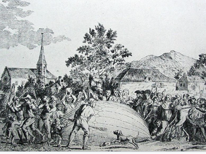 1824: Young lady aeronaut in Cuckfield descends on Cuckfield Fair