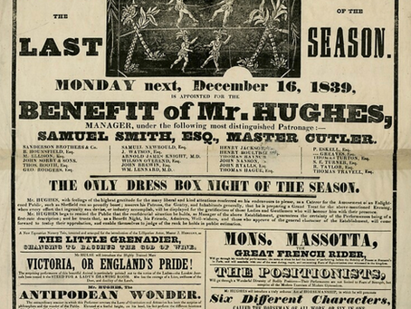 1847: Pickpockets at work while locals enjoy circus entertainment