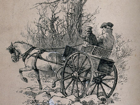 1866: Local man injures his leg in cart upset