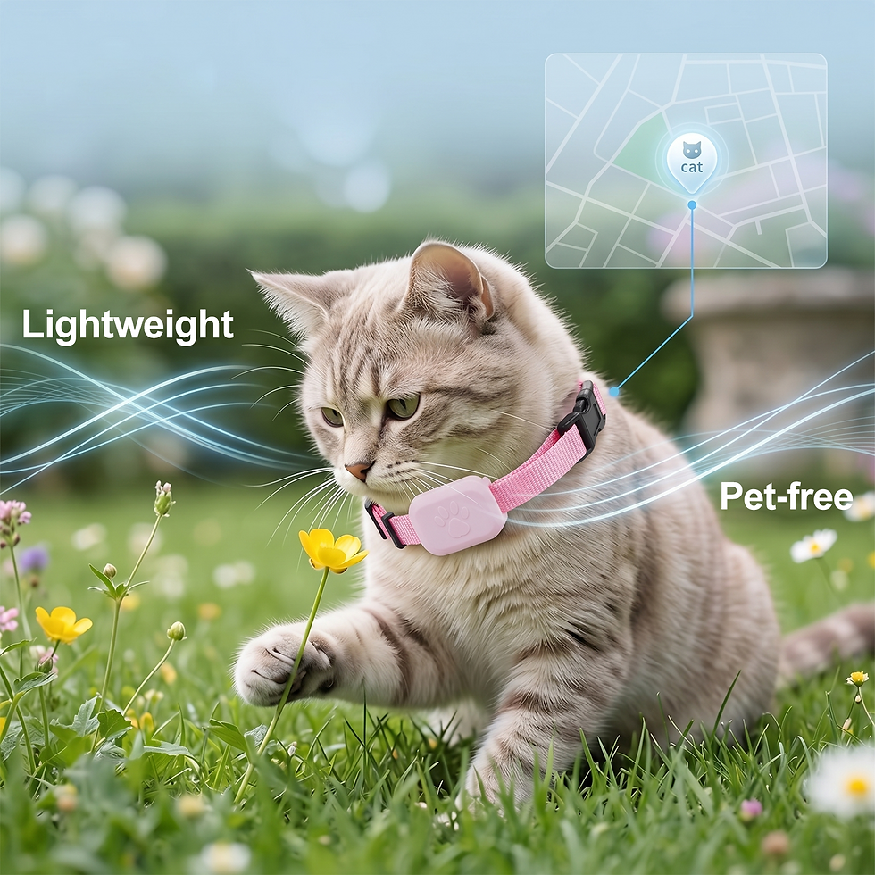 Thumbnail: SafePet™ Collar Tag - Waterproof Anti-Lost GPS for Dogs & CatsP