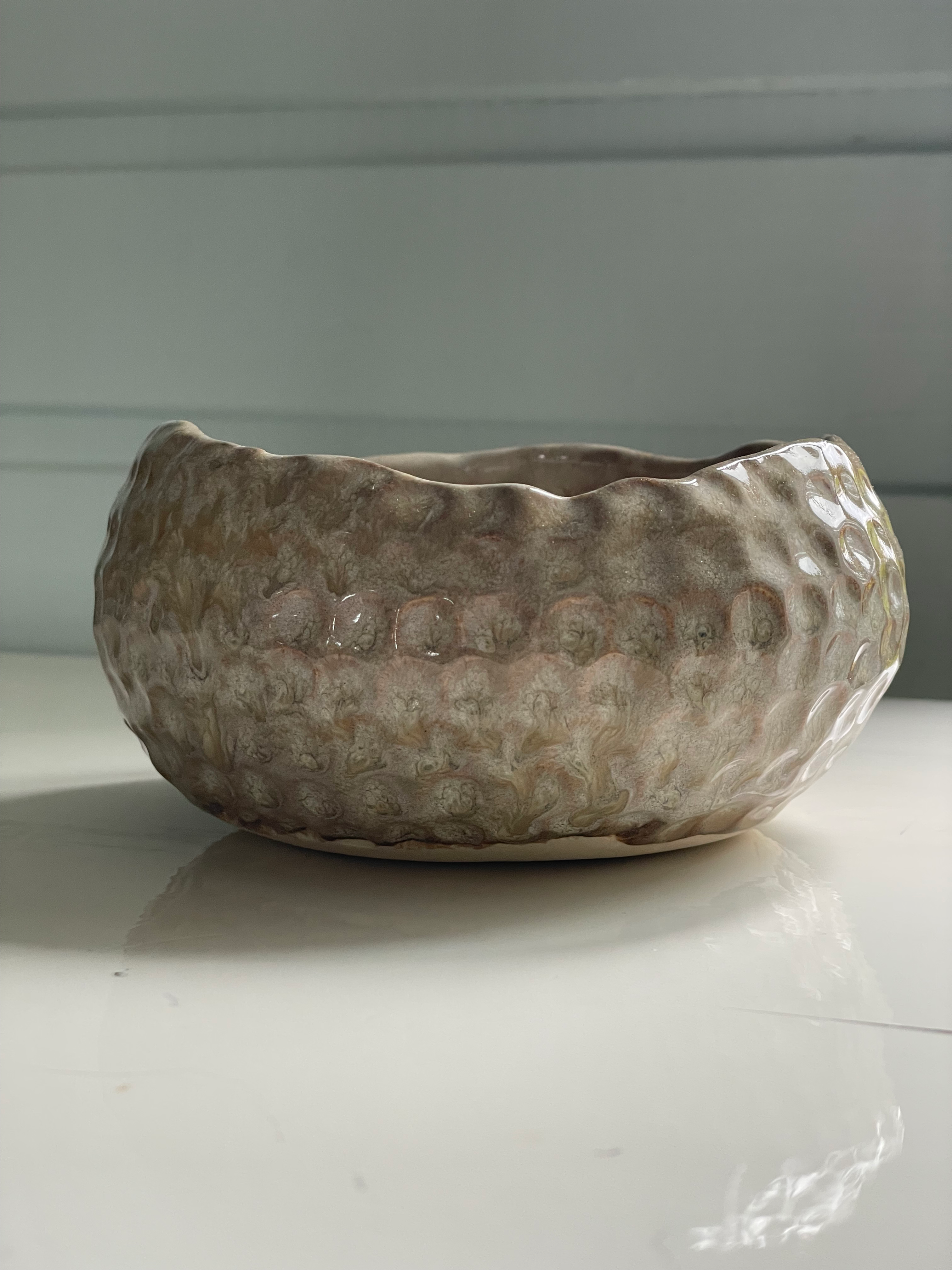 Pebble skål sand stor 