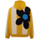 Miniaturebillede: Marni Stripe Daisy Inlay Hoodie Gold Back