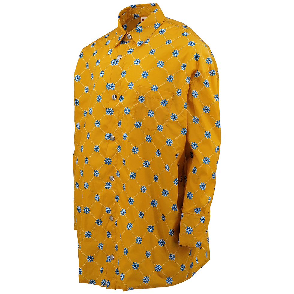 Marni Daisy Overshirt Jacket Gold Front Side