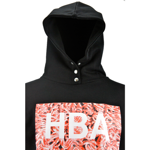 HOOD BY AIR MEAT HOODIE BLACK | Regarding Fresh | Hood by Air