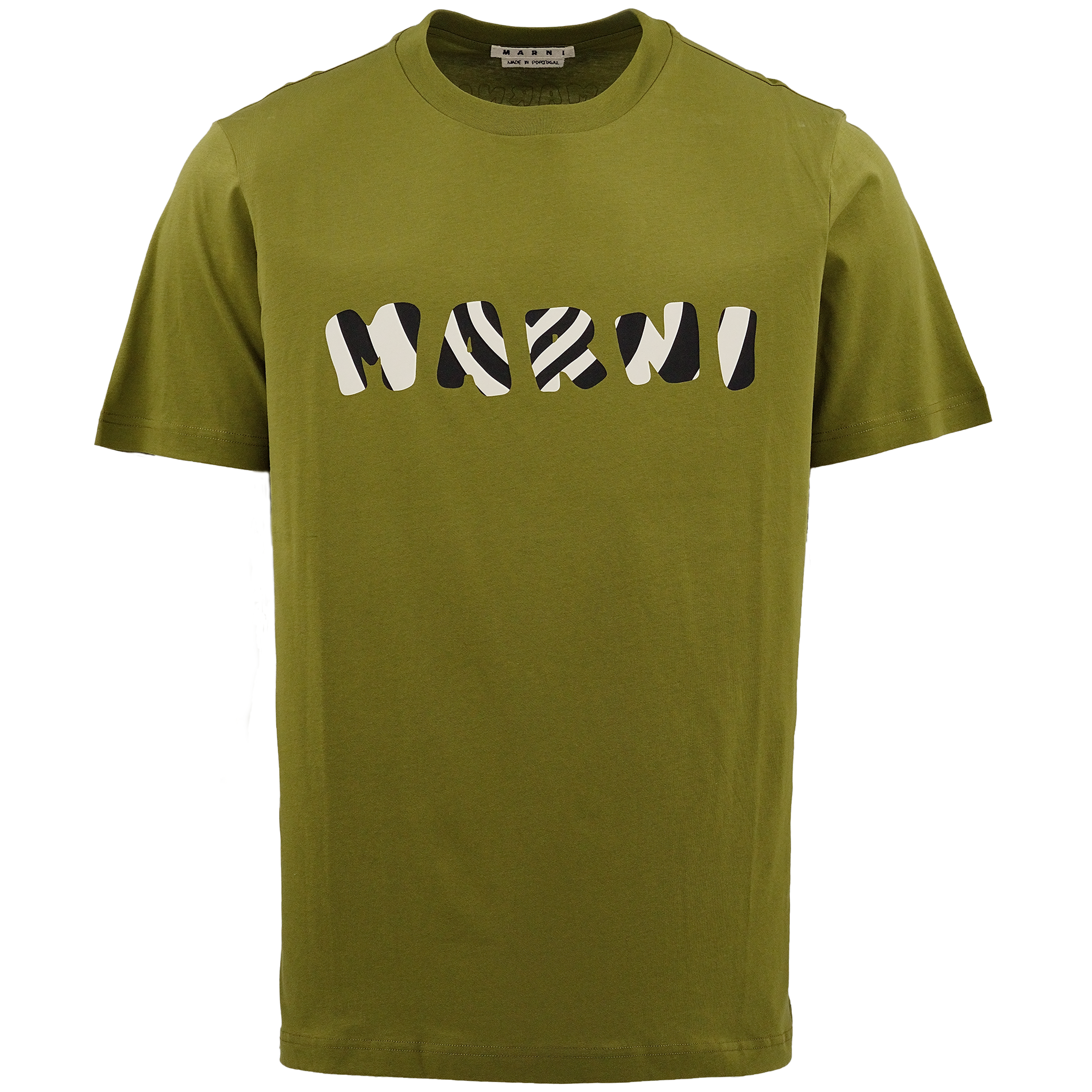 Marni Zebra Print Logo T-Shirt