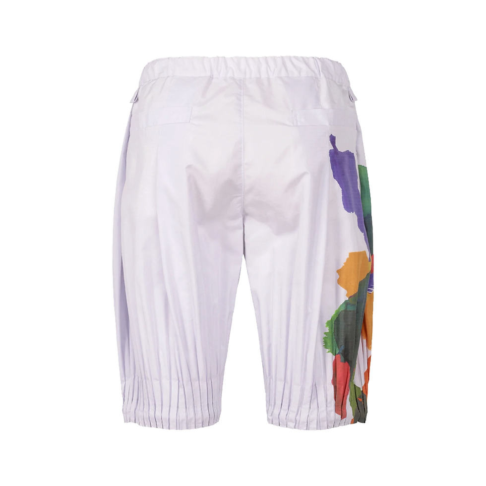 Miniaturbild: Homme Plissé Issey Miyake Cascade Picturesque Shorts Soft Lavender Back