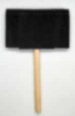 Thumbnail: Wooden Handle Foam Brushes 4pk