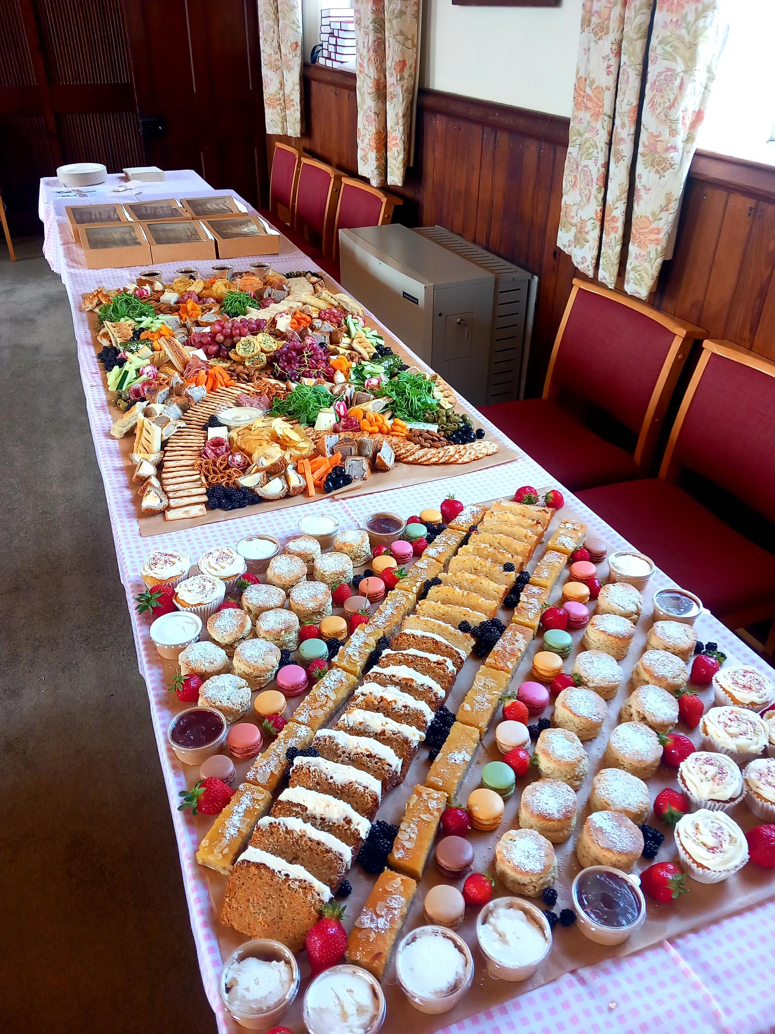 Arranged Food and Objects