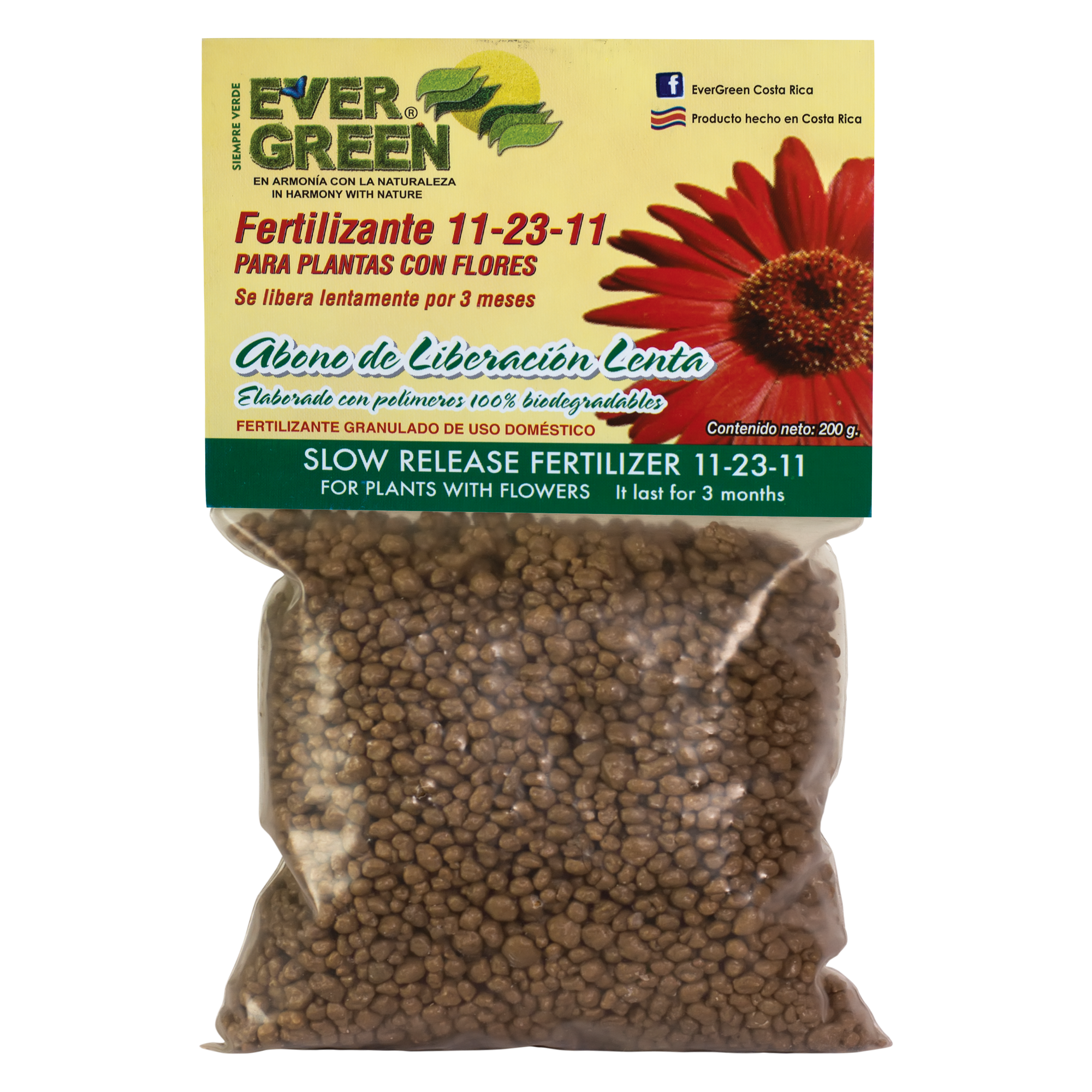 Fertilizante 11-23-11 Liberación lenta