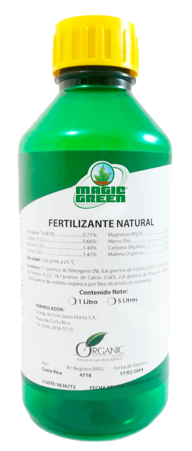 Magic green "Gallinaza liquida"