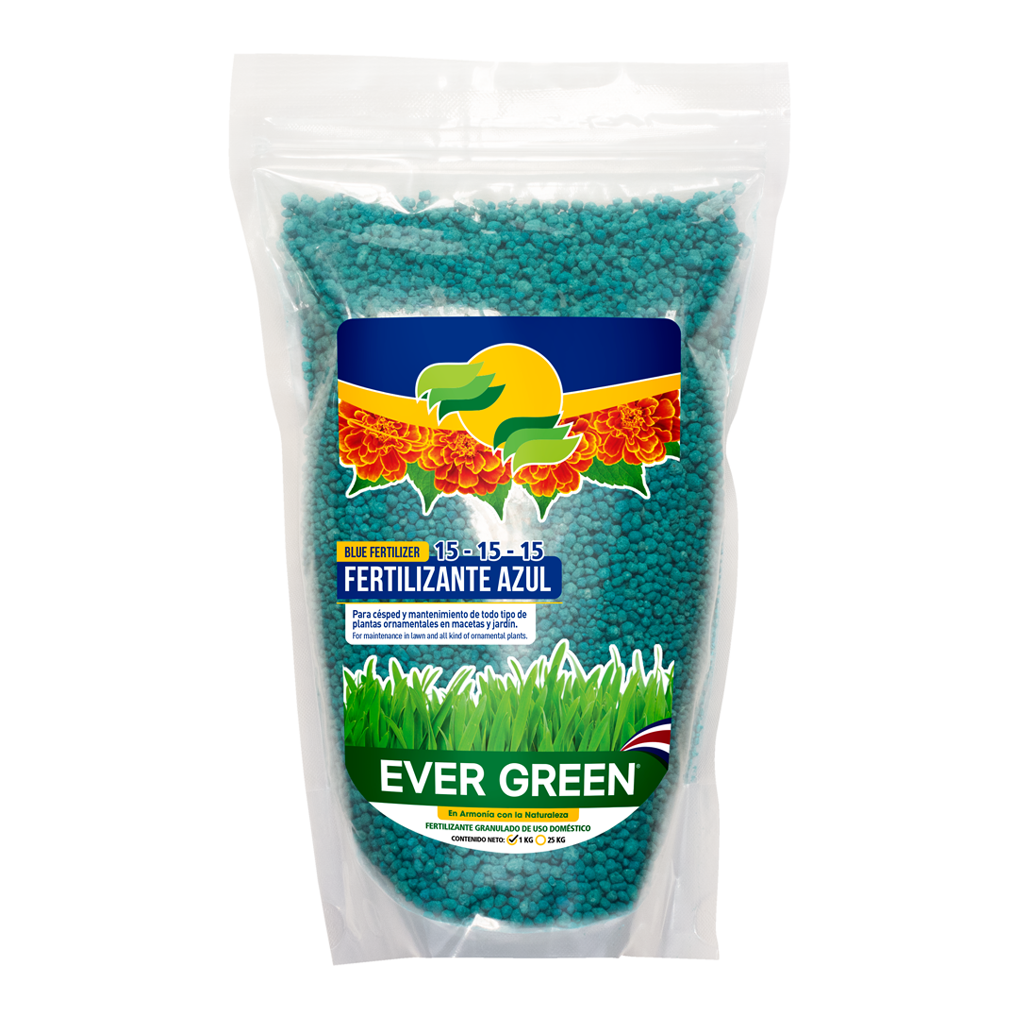 Fertilizante azul ever green