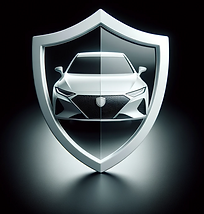 shield around car representing car protection