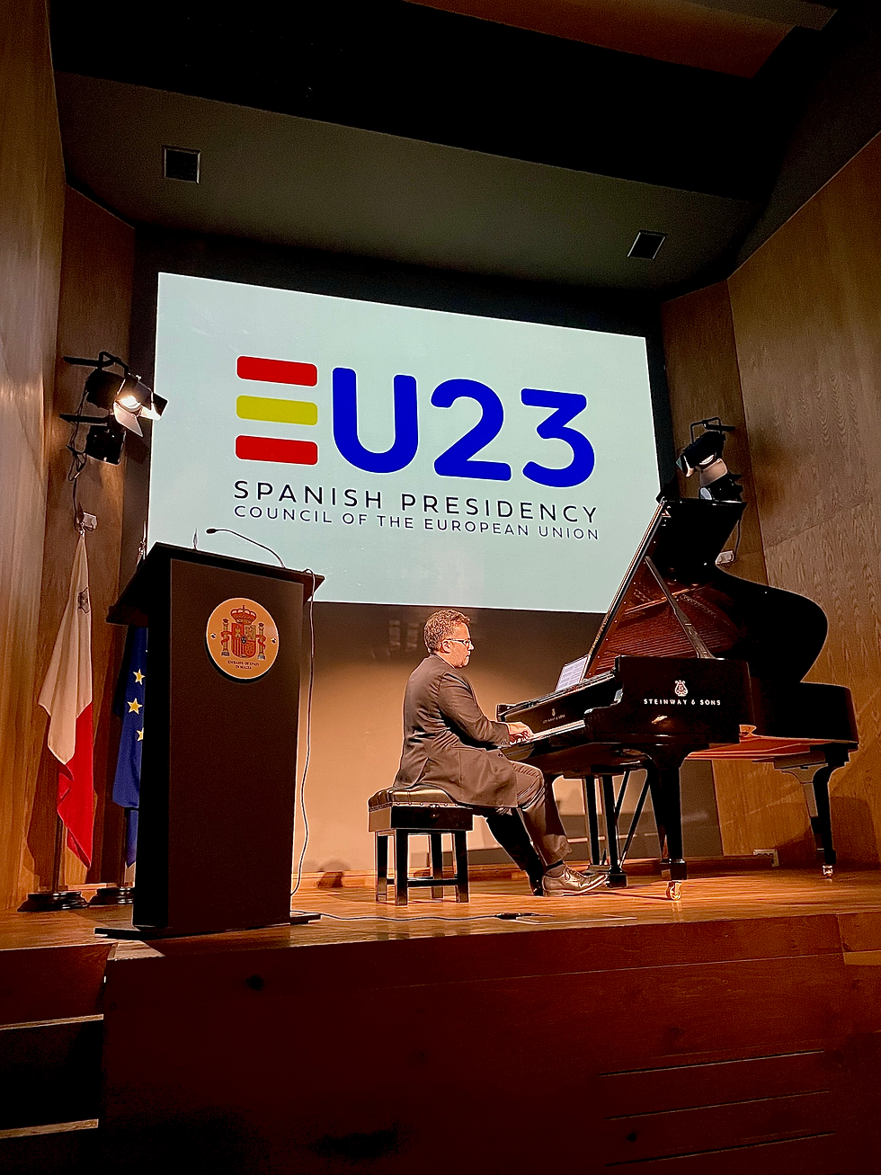 MALTA. Malta Society of Arts. Maestro Alonso's solo piano. AECID