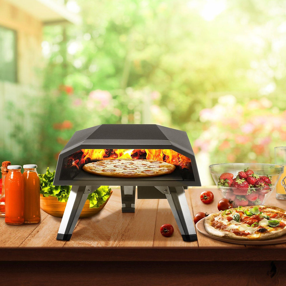 Thumbnail: VEVOR Gas Pizza Oven, Stainless Steel Propane Pizza Oven, Gas Fire Pizza Oven