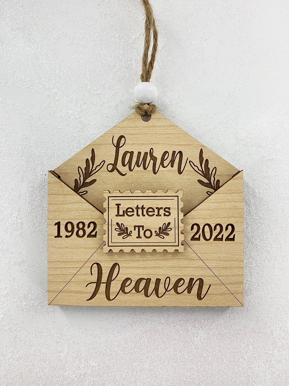 Thumbnail: Letters to Heaven Memorial Holiday Ornament | Envelope Holds Letters