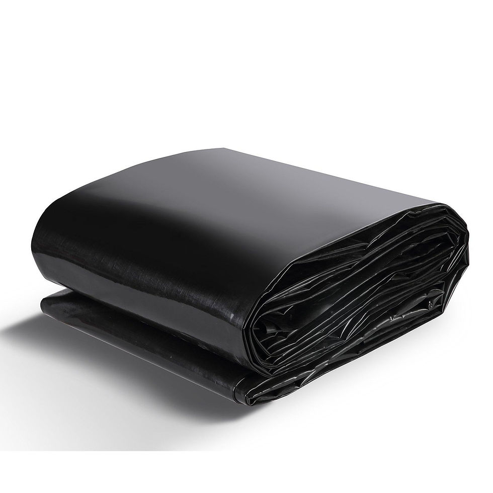 Thumbnail: VEVOR Pond Liner, 10 x 13 ft 20 Mil Thickness, Pliable LLDPE Material Pond