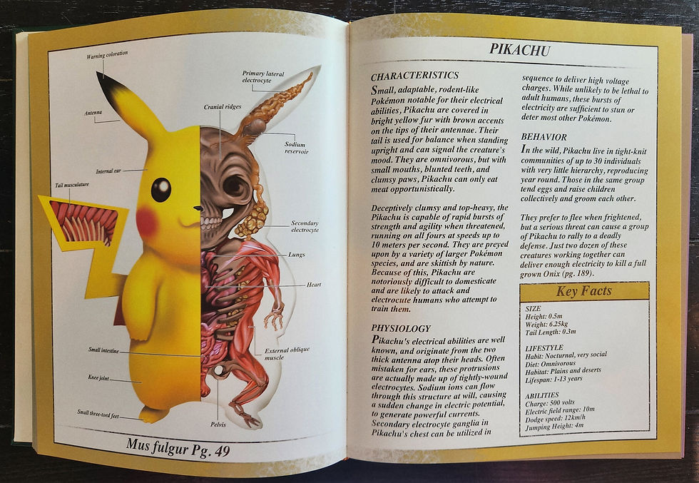 Thumbnail: Scientific Guide to Gen 1 - Rare Edition Biology Artbook - Anatomy Coffee-Table