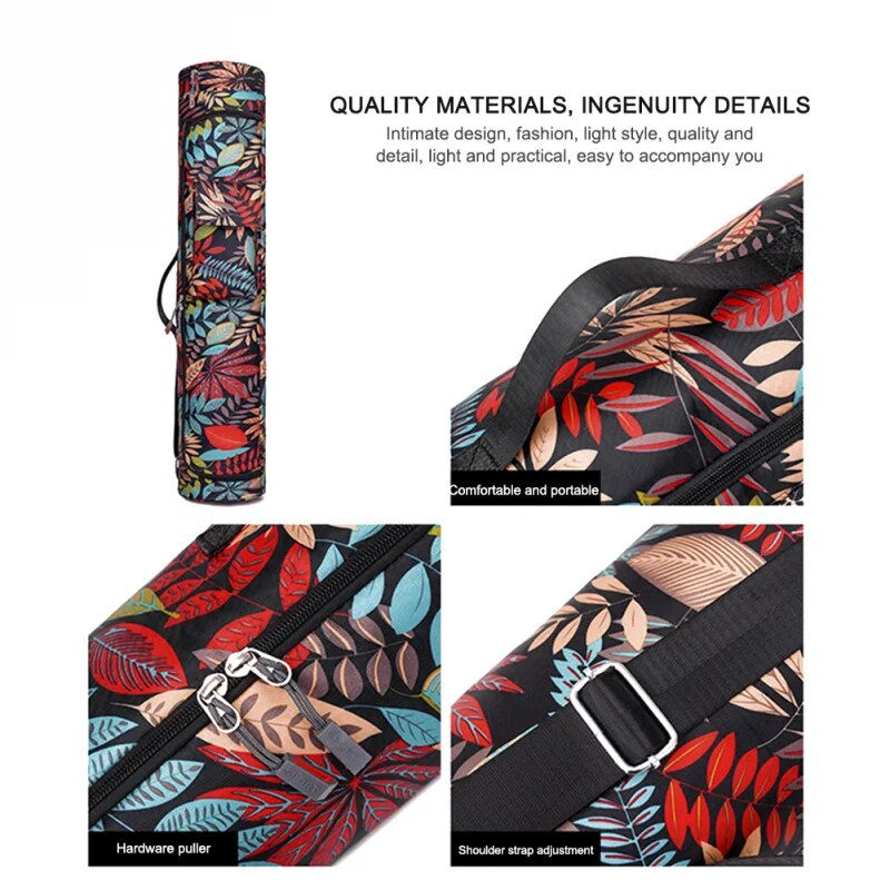 Thumbnail: Printed Yoga Bag Yoga Mat Bag Men Women Sports Mat Bag Pilates Mat Backpack Fit