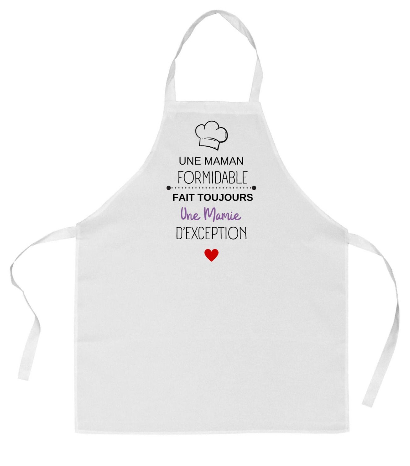 tablier de cuisine une maman d'amour formidable fait toujours une mamie d'exception