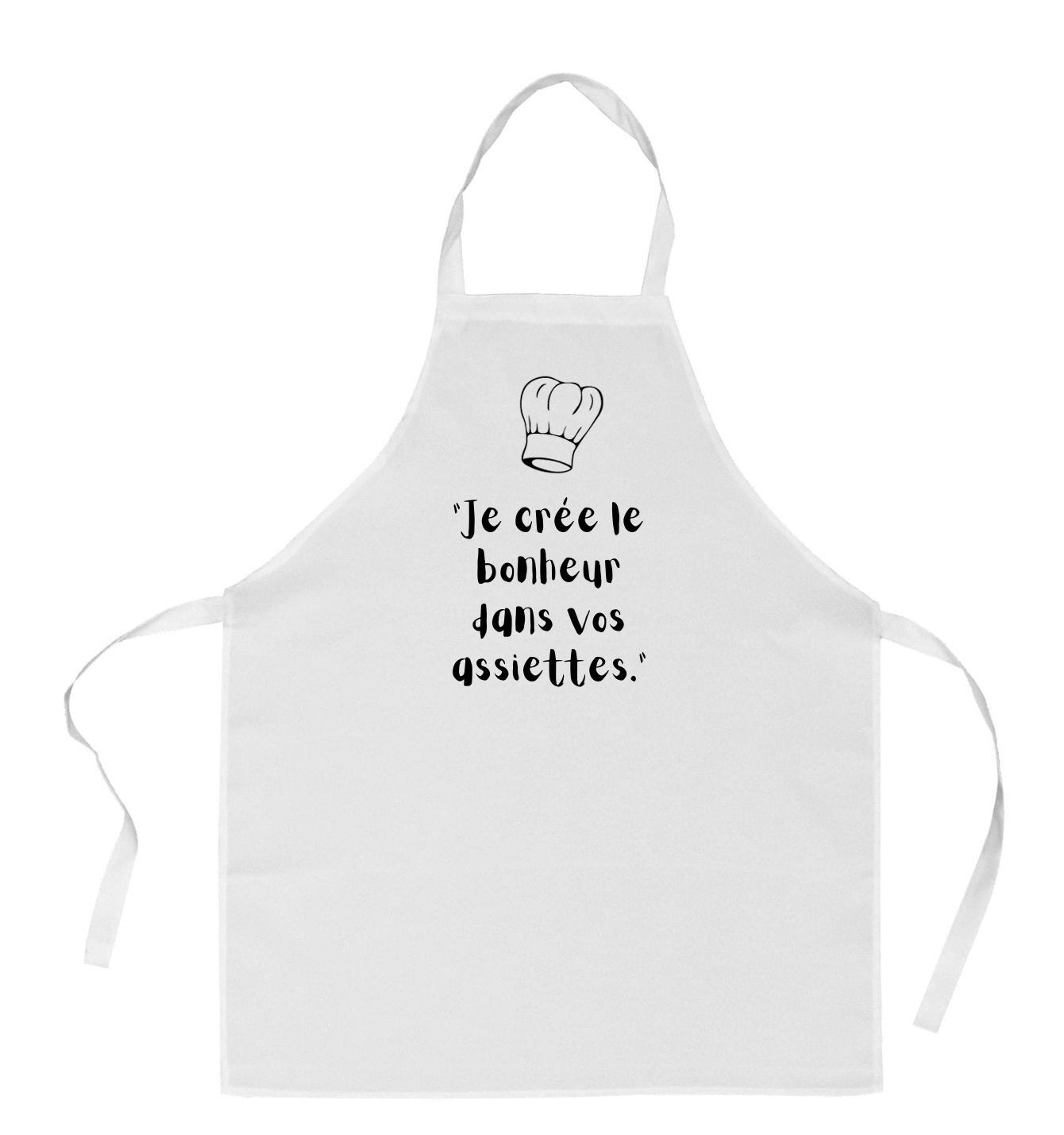 tablier de cuisine personnalisé