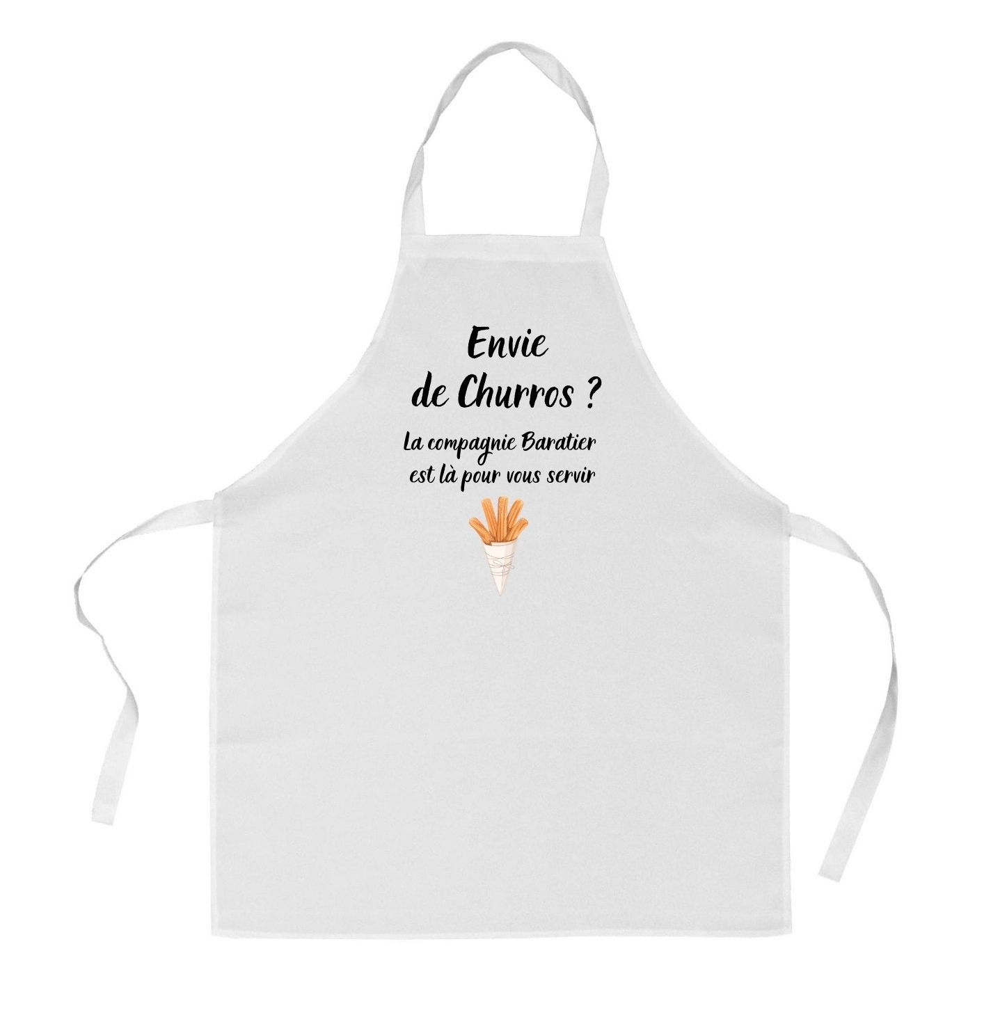 tablier de cuisine churros