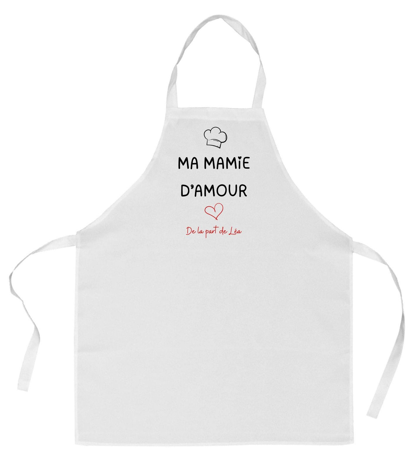 tablier de cuisine mamie d'amour