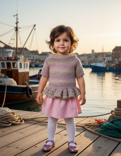 crochet tunic top for girls aged 2 by SerendipityGDDs uploaded by KHWD