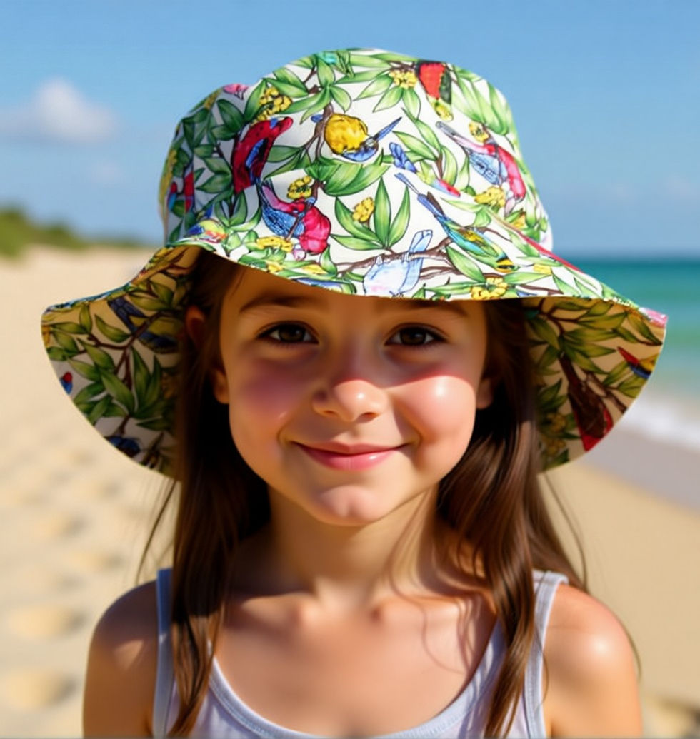sunhat for little girls by Serendipity Girls Designer Dresses, uploaded by KHWD