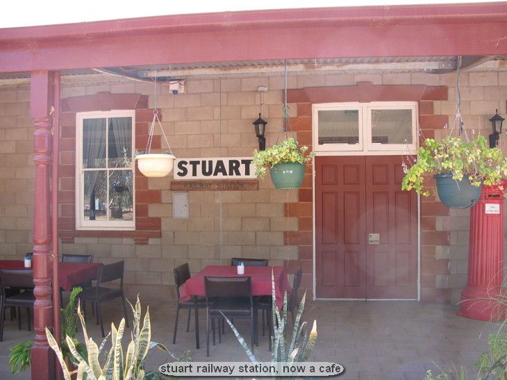 stuart railway station, now a cafe